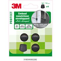 Embout caoutchouc enveloppant Ø14mm - 3M